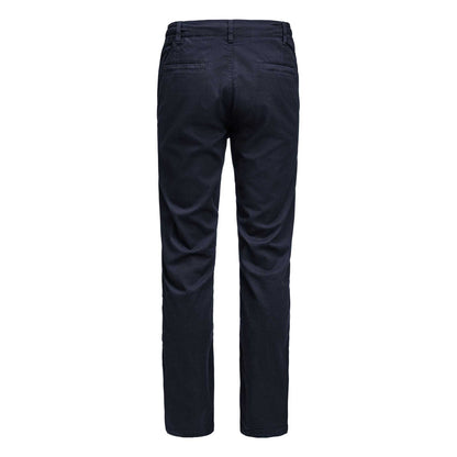 Navy - Back - James Harvest Mens Freehold Regular Chinos
