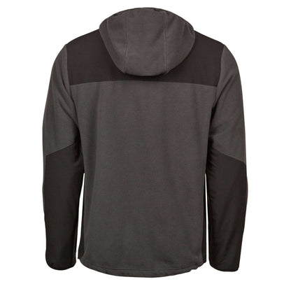 Asphalt-Black - Back - Tee Jays Mens Mountain Hooded Fleece Jacket