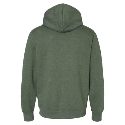 Military Green Heather - Back - Jerzees Unisex Adult Eco Premium Hoodie