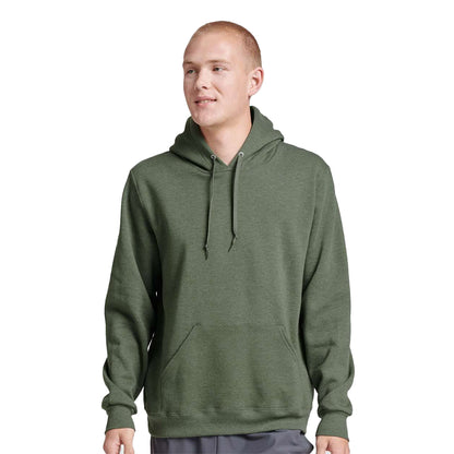 Military Green Heather - Side - Jerzees Unisex Adult Eco Premium Hoodie