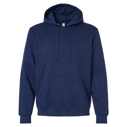 Navy Blue - Front - Jerzees Unisex Adult Eco Premium Hoodie