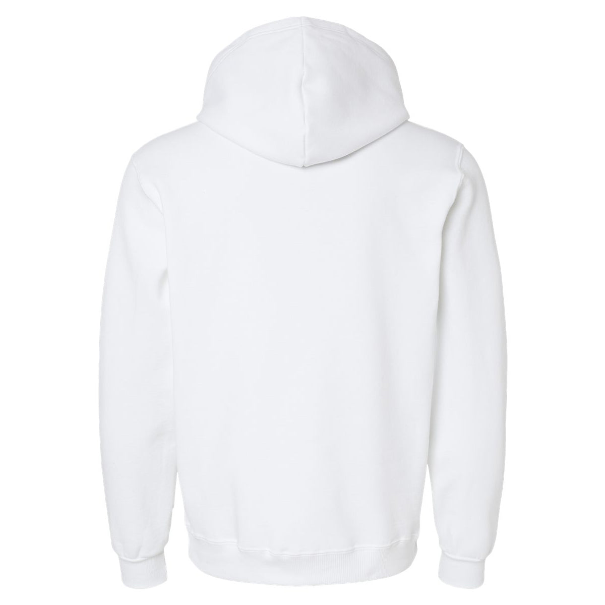 White - Back - Jerzees Unisex Adult Eco Premium Hoodie