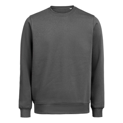 Charcoal - Front - Untagged Movement Mens Crew Neck Regular Sweatshirt