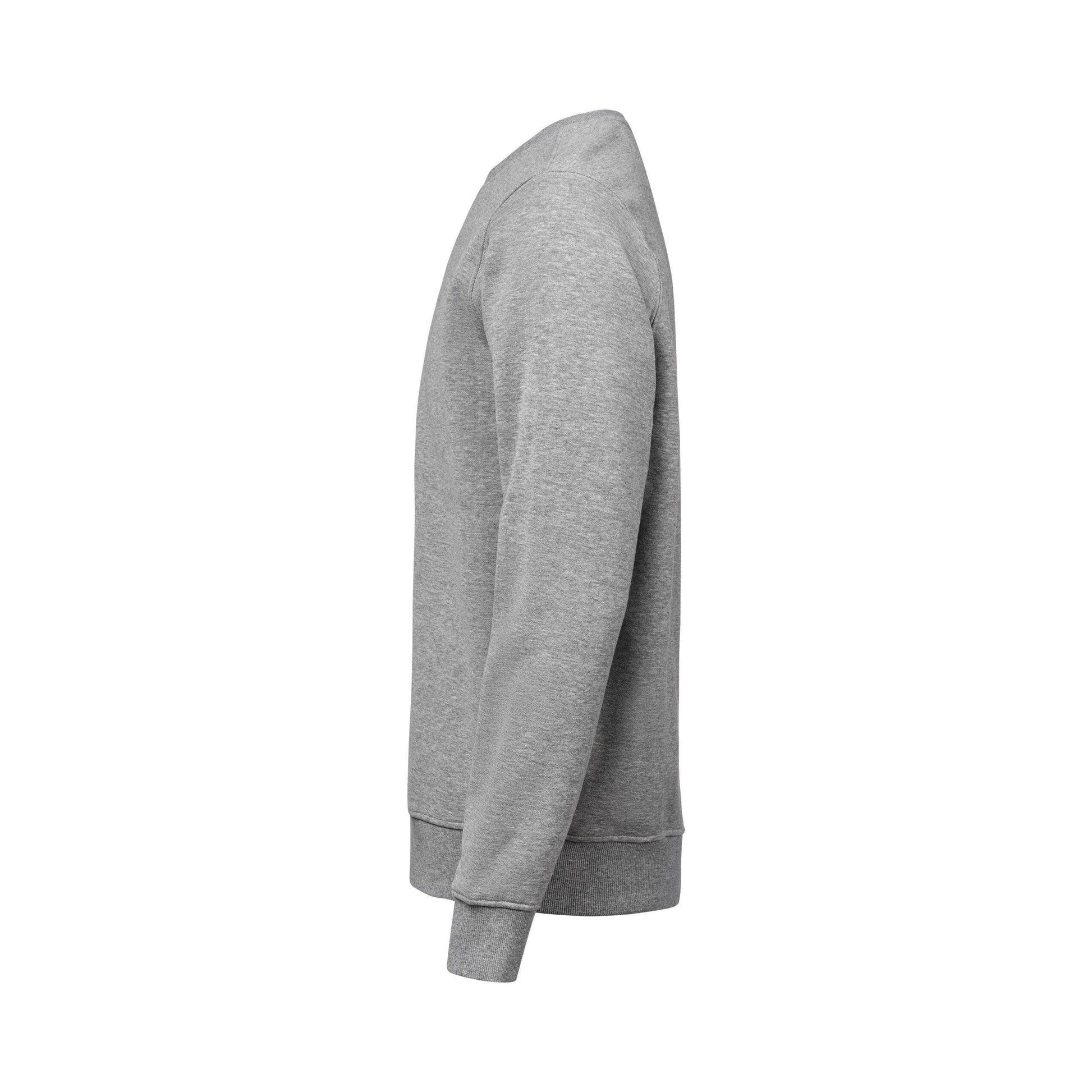 Grey Melange - Side - Untagged Movement Mens Crew Neck Regular Sweatshirt