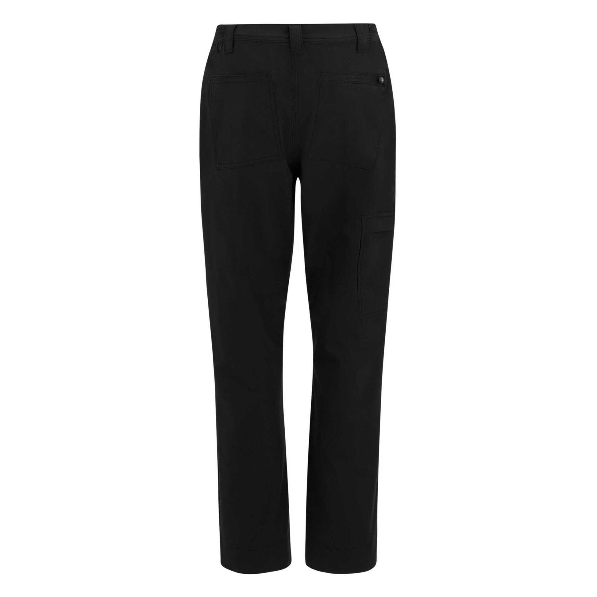Black - Back - Regatta Professional Womens-Ladies Pro Action Stretch Trousers