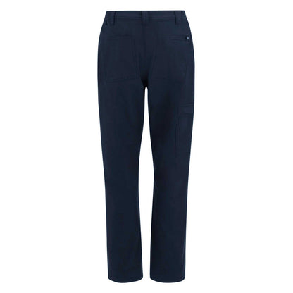Navy - Back - Regatta Professional Womens-Ladies Pro Action Stretch Trousers