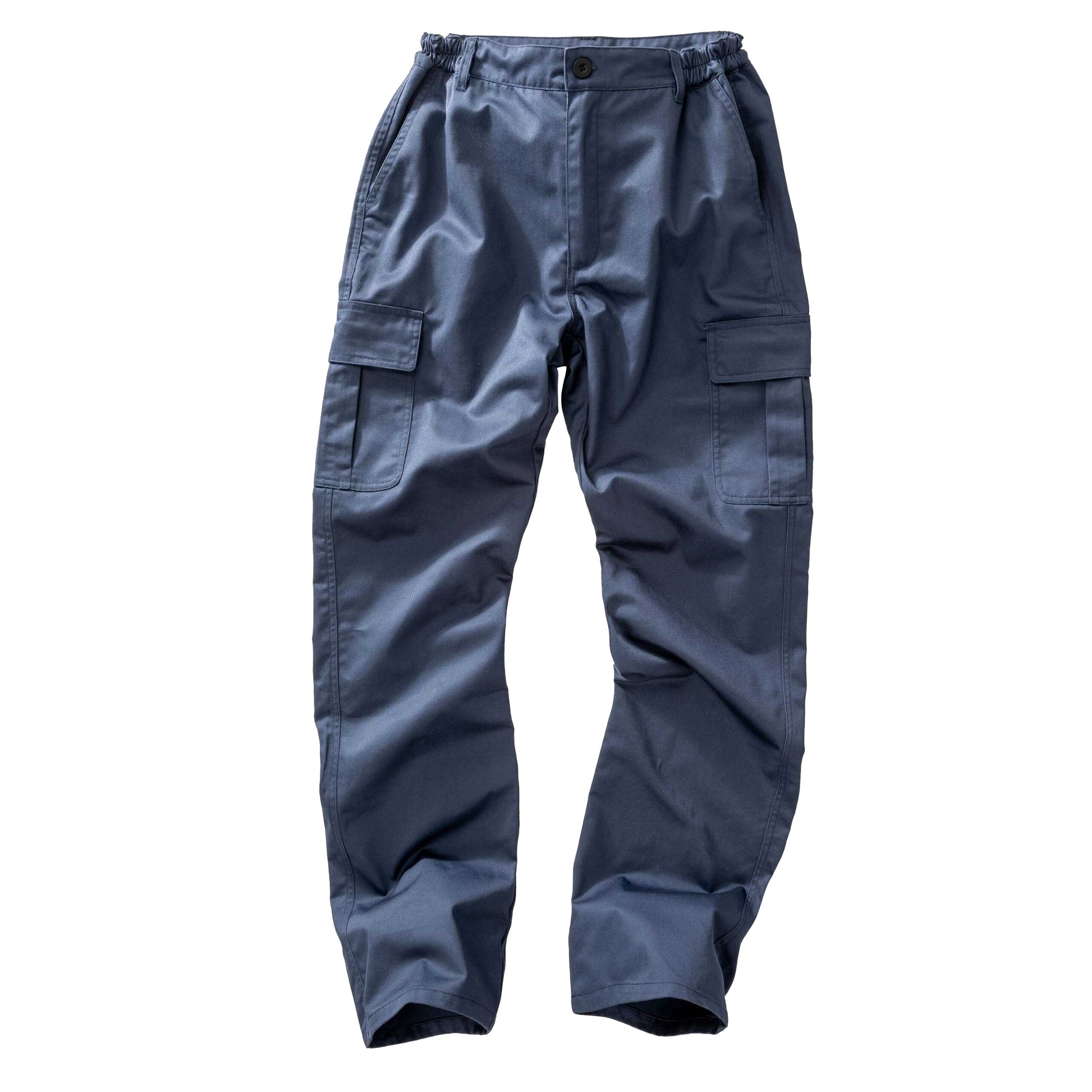 Navy - Front - Result Recycled Mens Utility Trousers