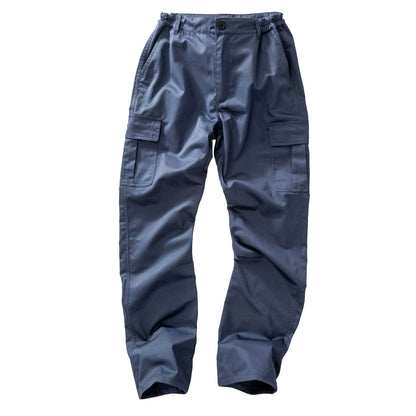 Navy - Front - Result Recycled Mens Utility Trousers