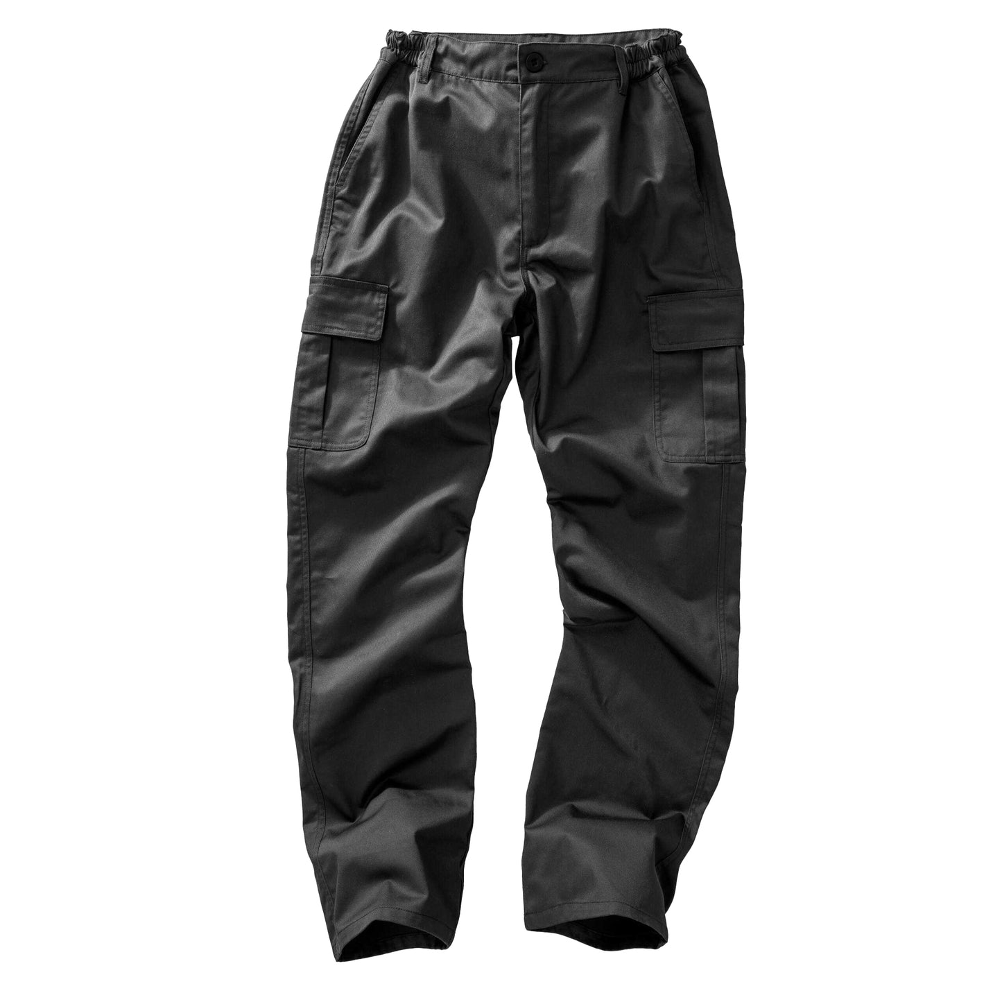 Black - Front - Result Recycled Mens Utility Trousers