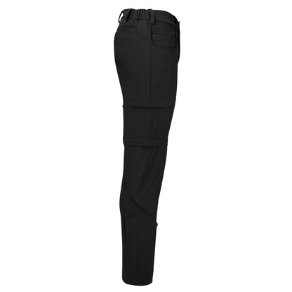 Black - Lifestyle - Printer Mens Ultra Plain Zip-Off Trousers