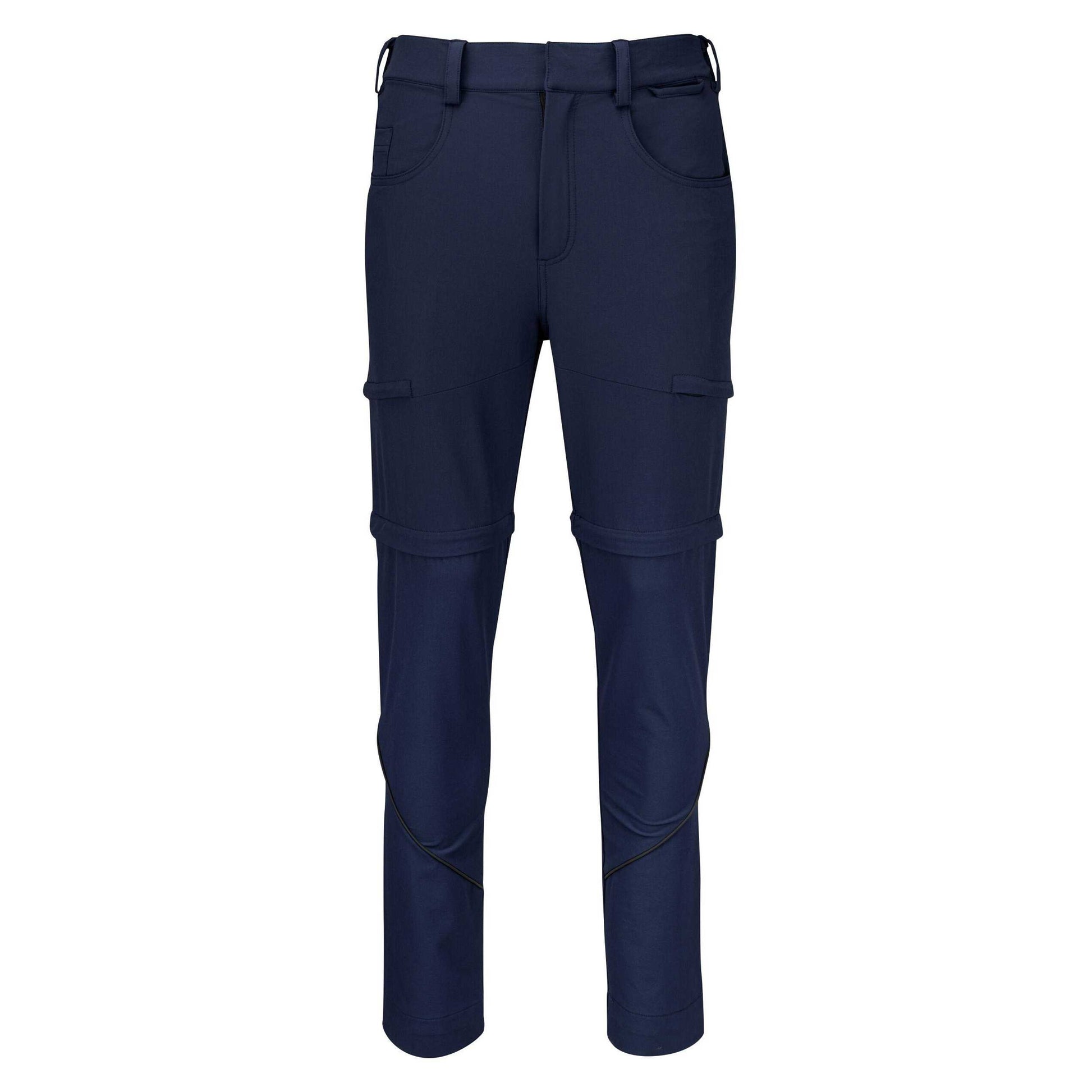 Navy - Front - Printer Mens Ultra Plain Zip-Off Trousers