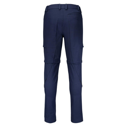 Navy - Back - Printer Mens Ultra Plain Zip-Off Trousers