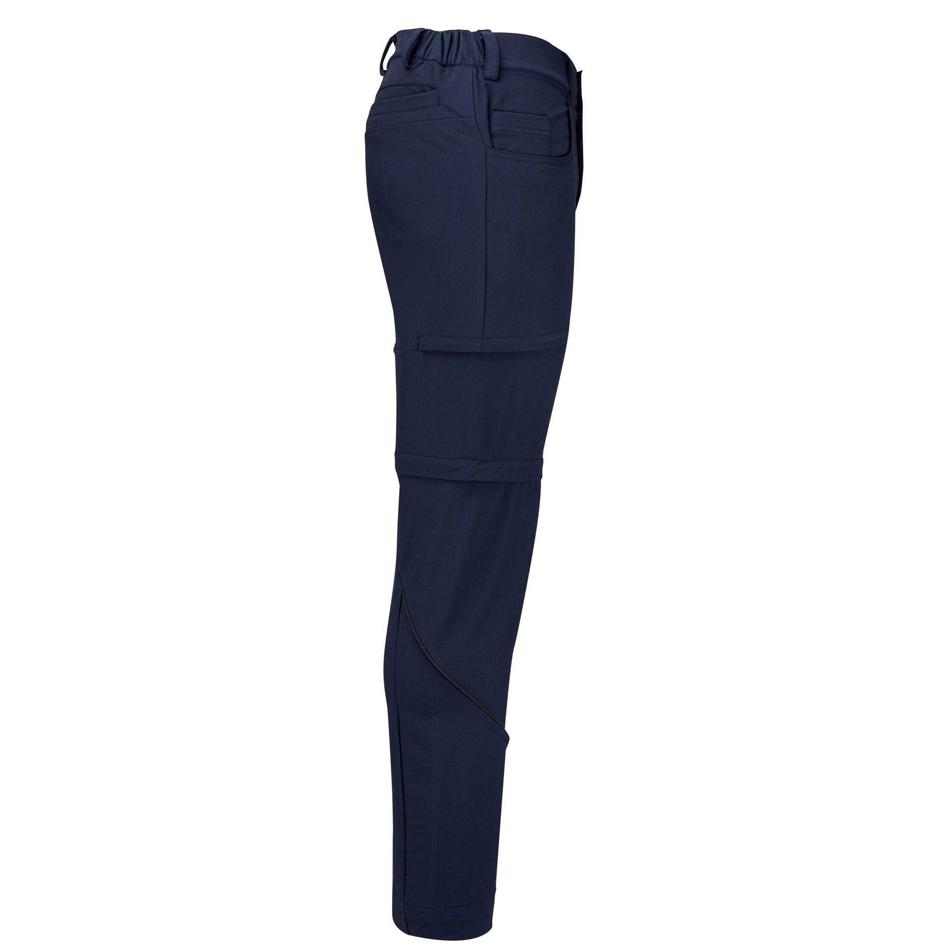 Navy - Lifestyle - Printer Mens Ultra Plain Zip-Off Trousers