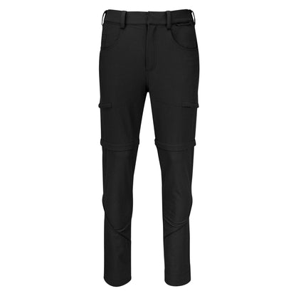 Black - Front - Printer Mens Ultra Plain Zip-Off Trousers