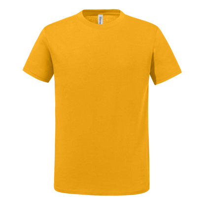 Gold - Front - Jerzees Mens Eco Premium Organic T-Shirt