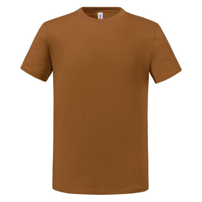Golden Pecan - Front - Jerzees Mens Eco Premium Organic T-Shirt