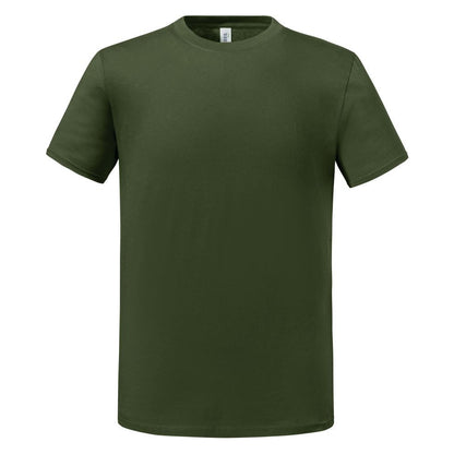 Military Green - Front - Jerzees Mens Eco Premium Organic T-Shirt