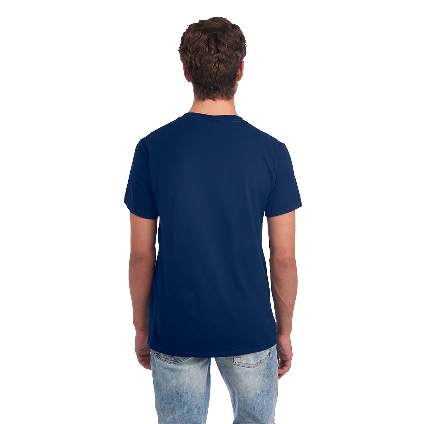 Navy Blue - Back - Jerzees Mens Eco Premium Organic T-Shirt