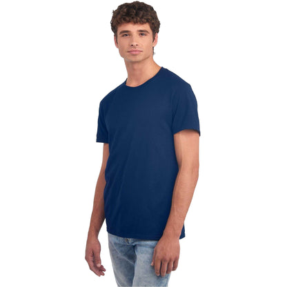 Navy Blue - Side - Jerzees Mens Eco Premium Organic T-Shirt