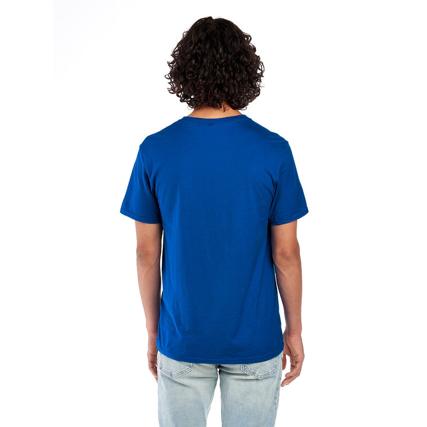 Royal Blue - Back - Jerzees Mens Eco Premium Organic T-Shirt