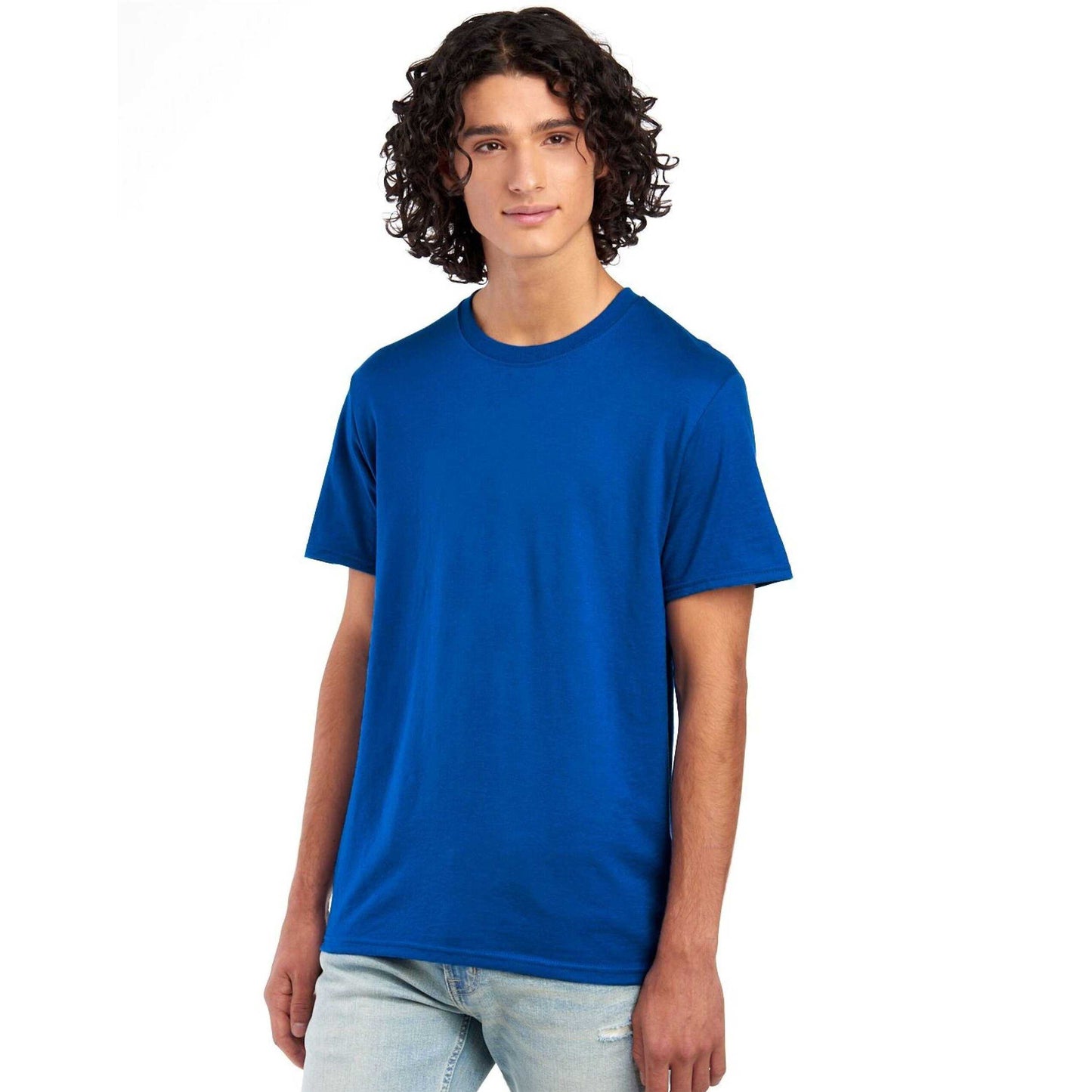 Royal Blue - Side - Jerzees Mens Eco Premium Organic T-Shirt