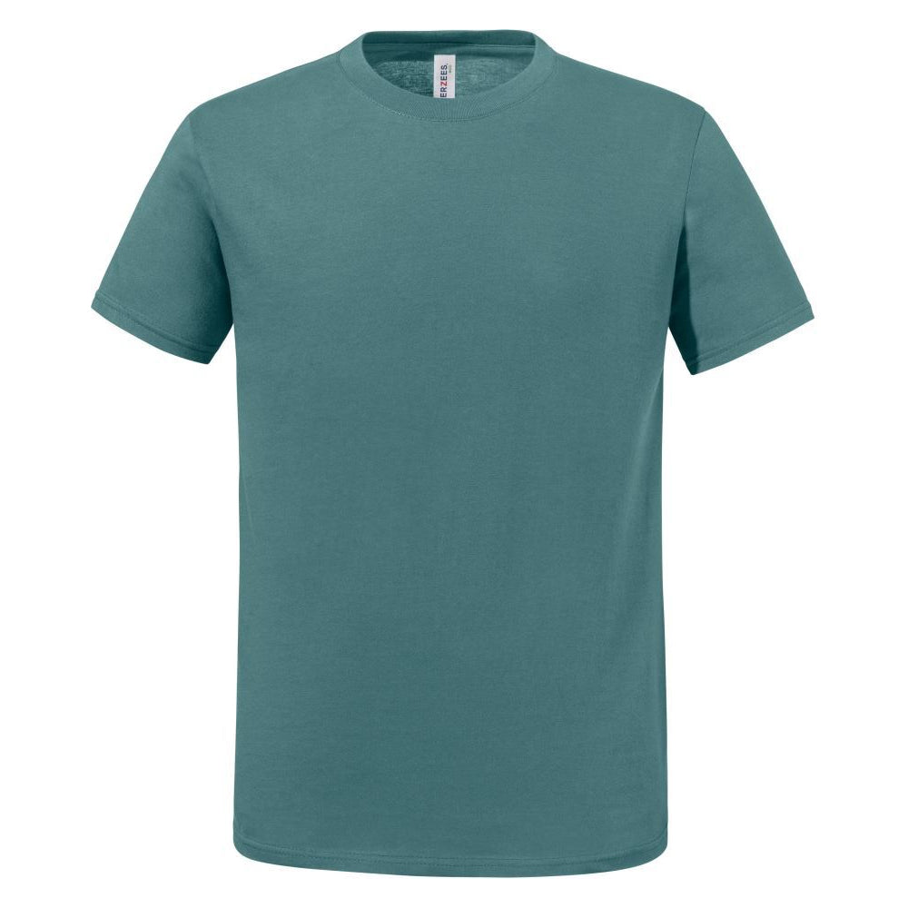 Sage - Front - Jerzees Mens Eco Premium Organic T-Shirt