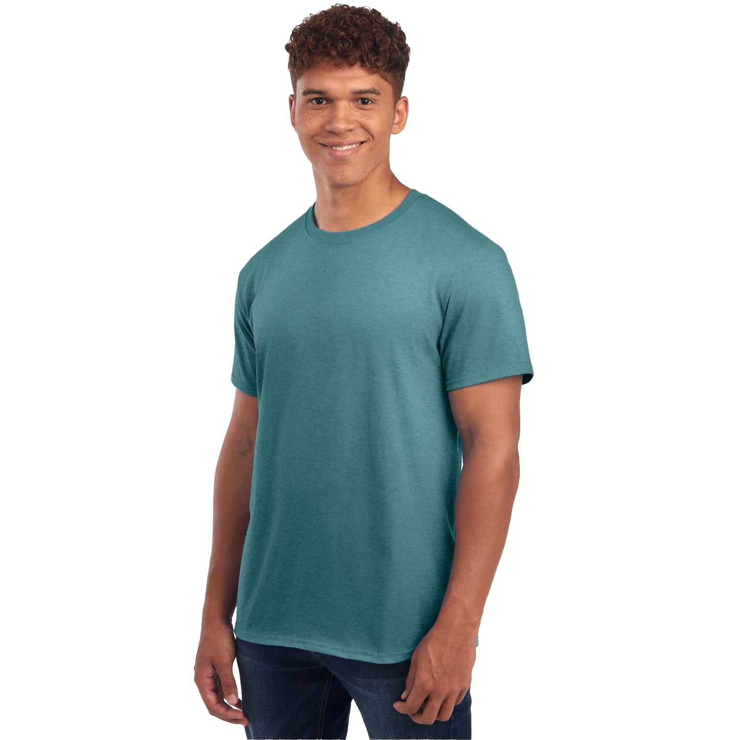 True Red - Front - Jerzees Mens Eco Premium Organic T-Shirt