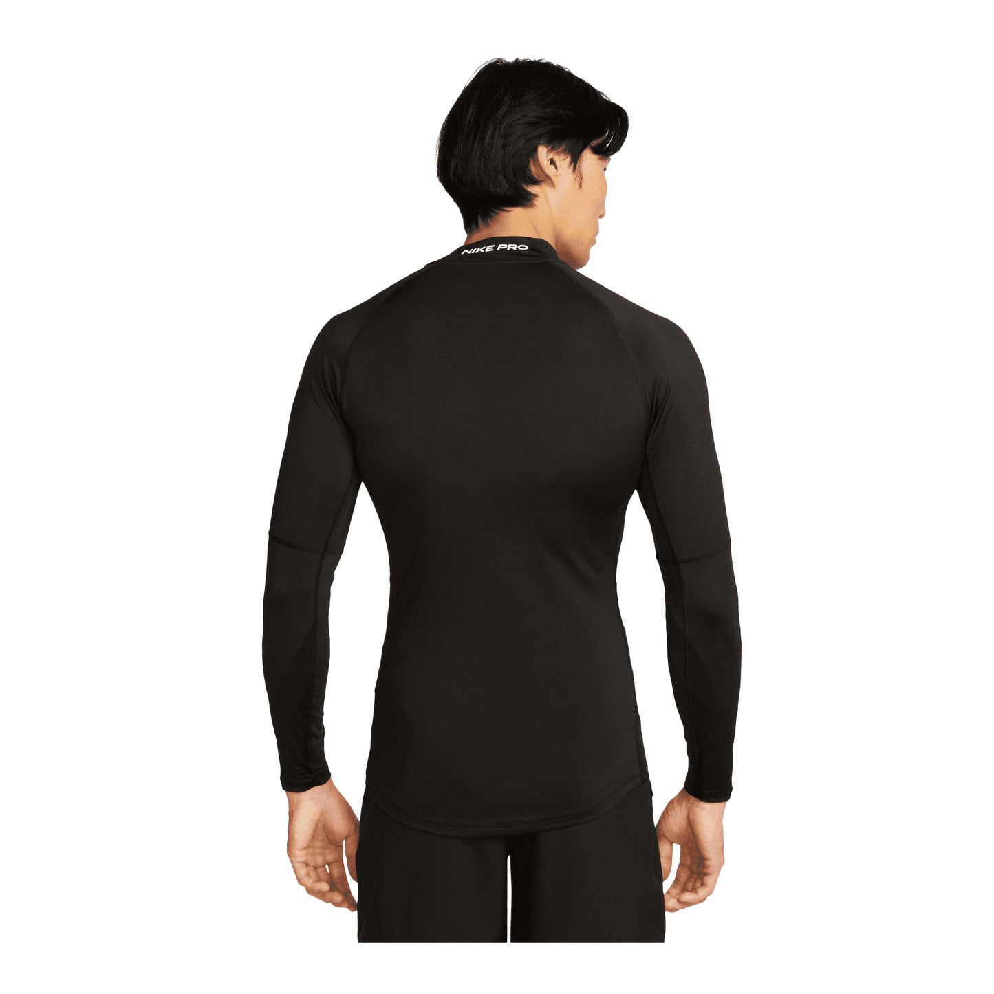 Black - Back - Nike Golf Mens Dri-FIT Long-Sleeved Fitness Top