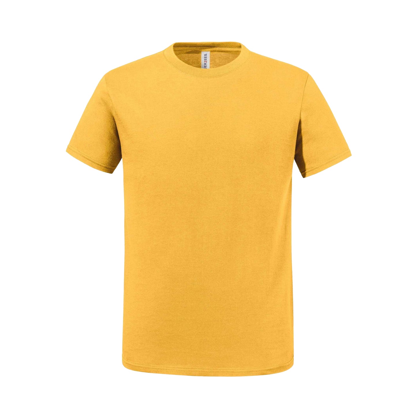 Gold - Front - Jerzees Mens Essential Cotton T-Shirt