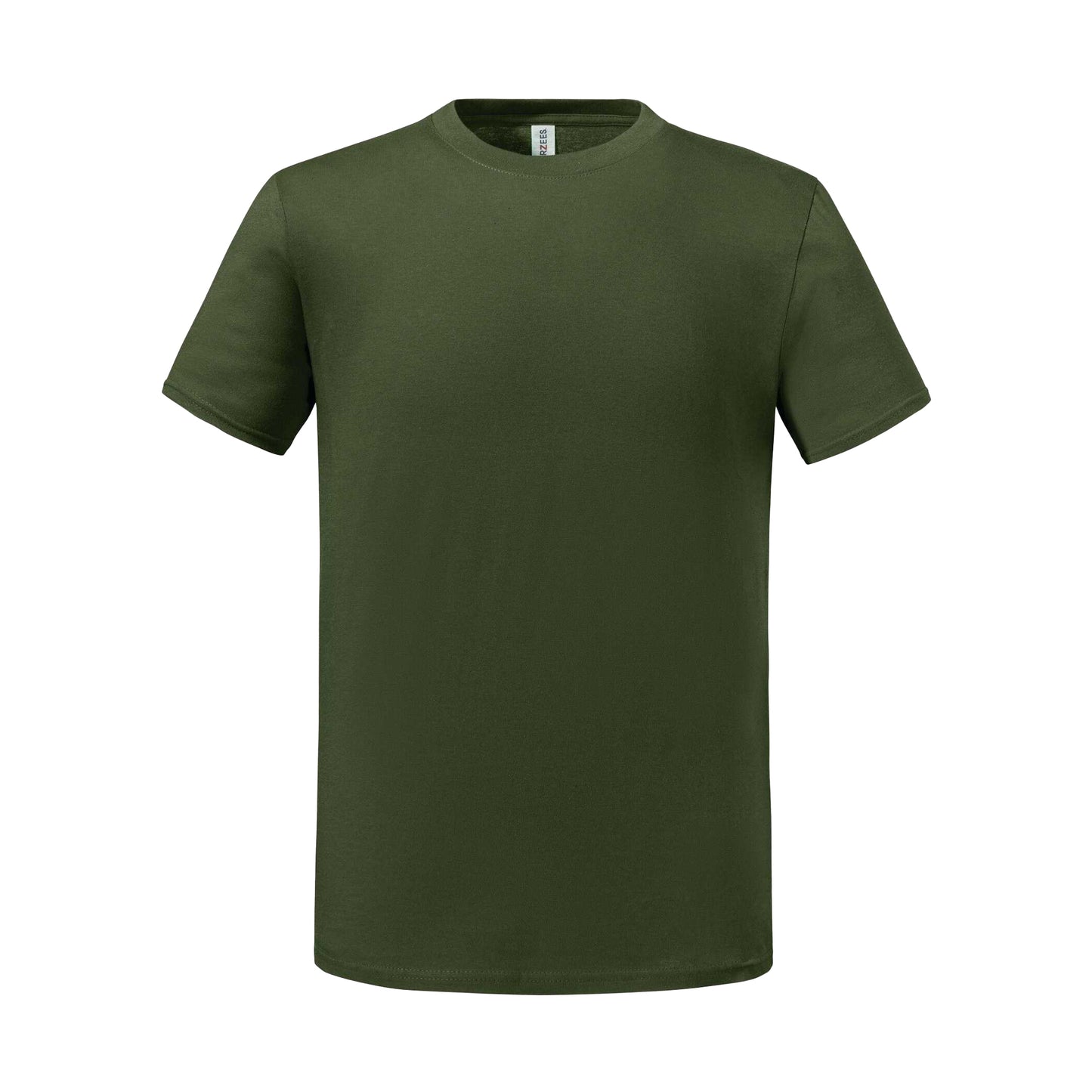 Military Green - Front - Jerzees Mens Essential Cotton T-Shirt