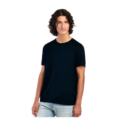 Black - Side - Jerzees Mens Essential Cotton T-Shirt