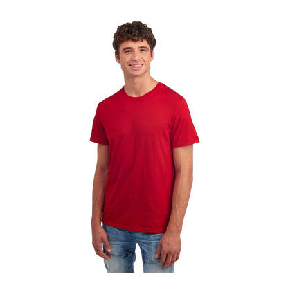 True Red - Side - Jerzees Mens Essential Cotton T-Shirt