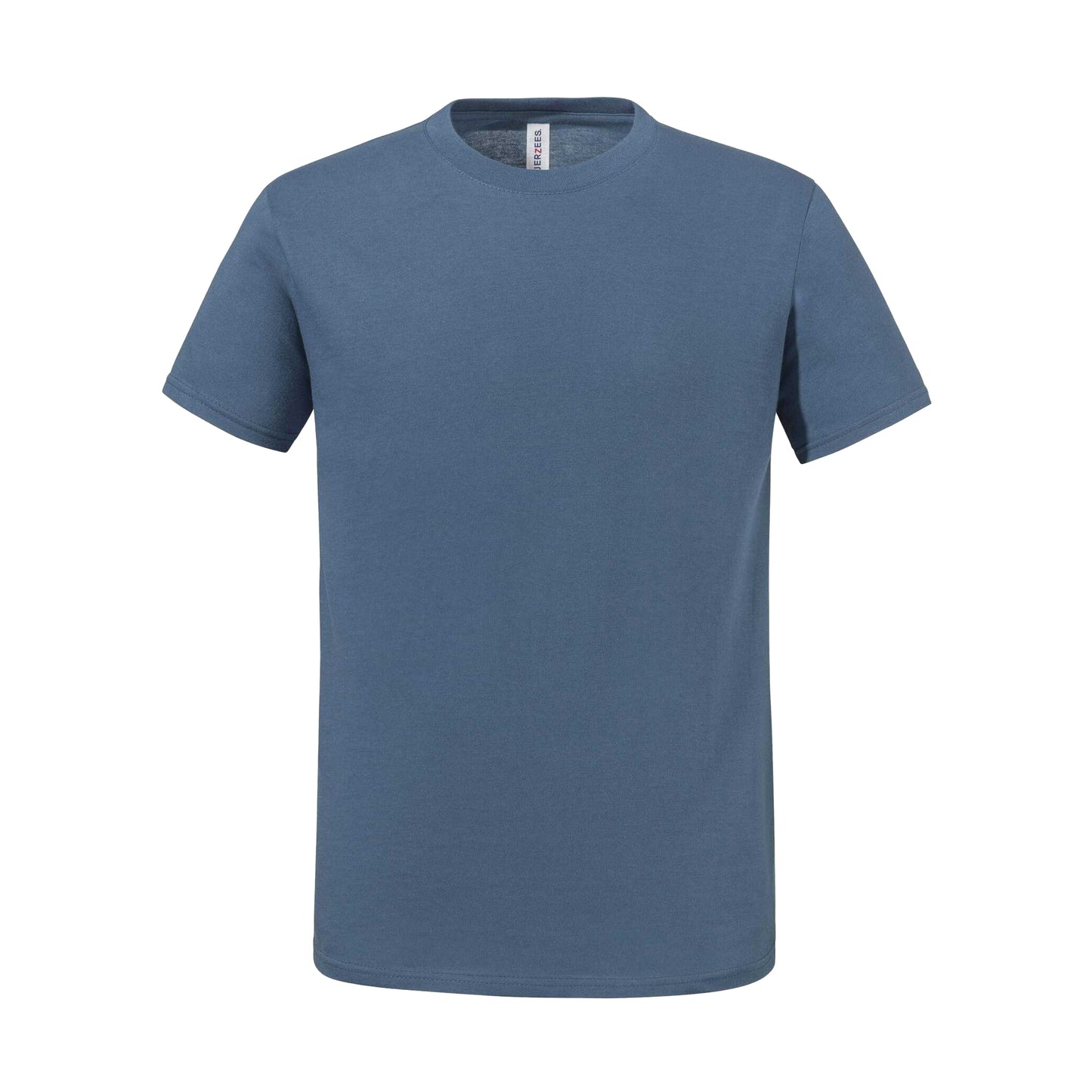 Denim - Front - Jerzees Mens Essential Cotton T-Shirt