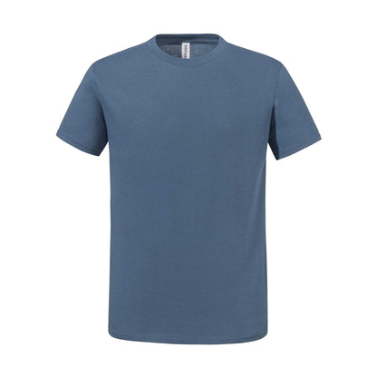 Denim - Front - Jerzees Mens Essential Cotton T-Shirt