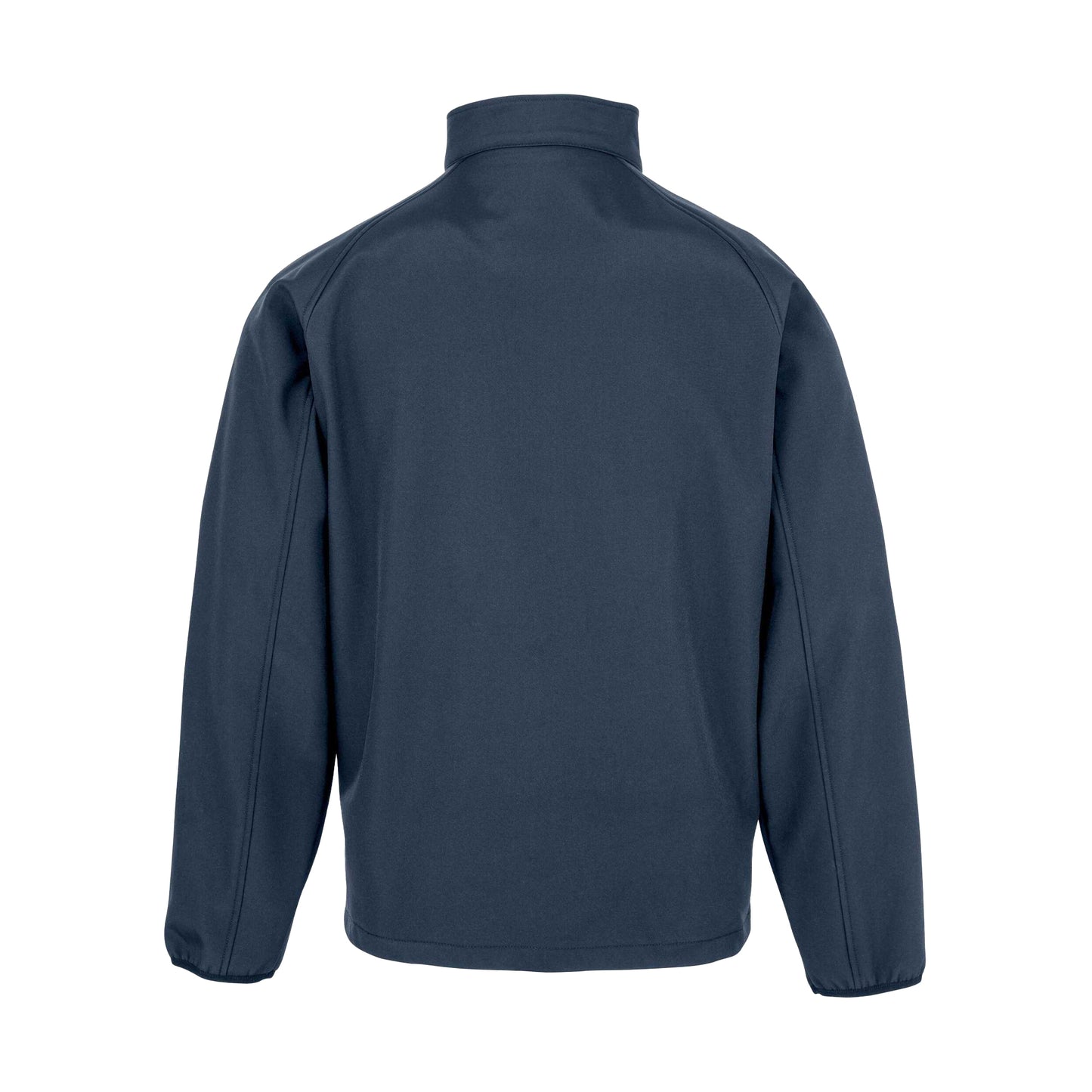 Navy - Back - Result Recycled Childrens-Kids 2 Layer Printable Soft Shell Jacket
