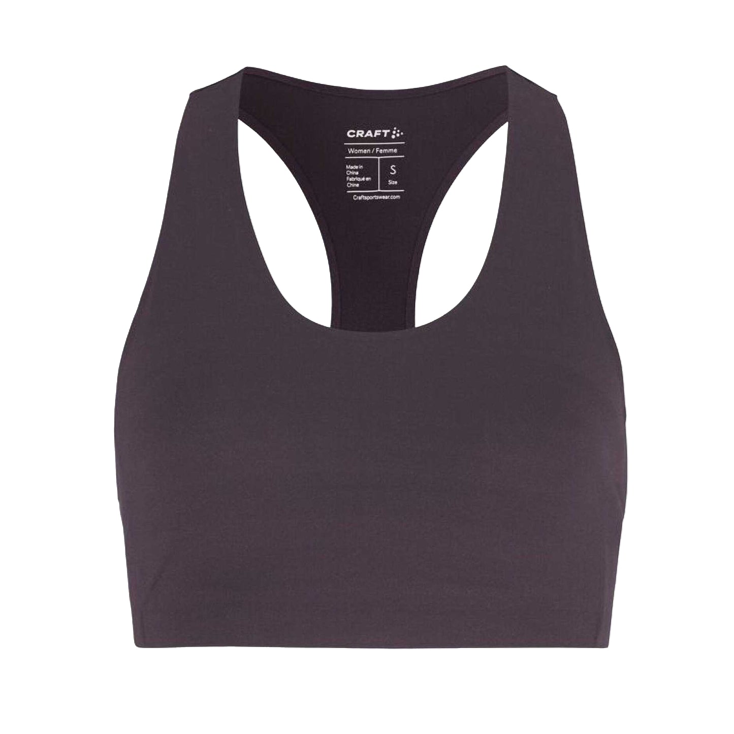 Dark Plum - Front - Craft Womens-Ladies Collective Padded Sports Bra