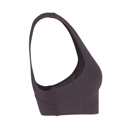Dark Plum - Side - Craft Womens-Ladies Collective Padded Sports Bra