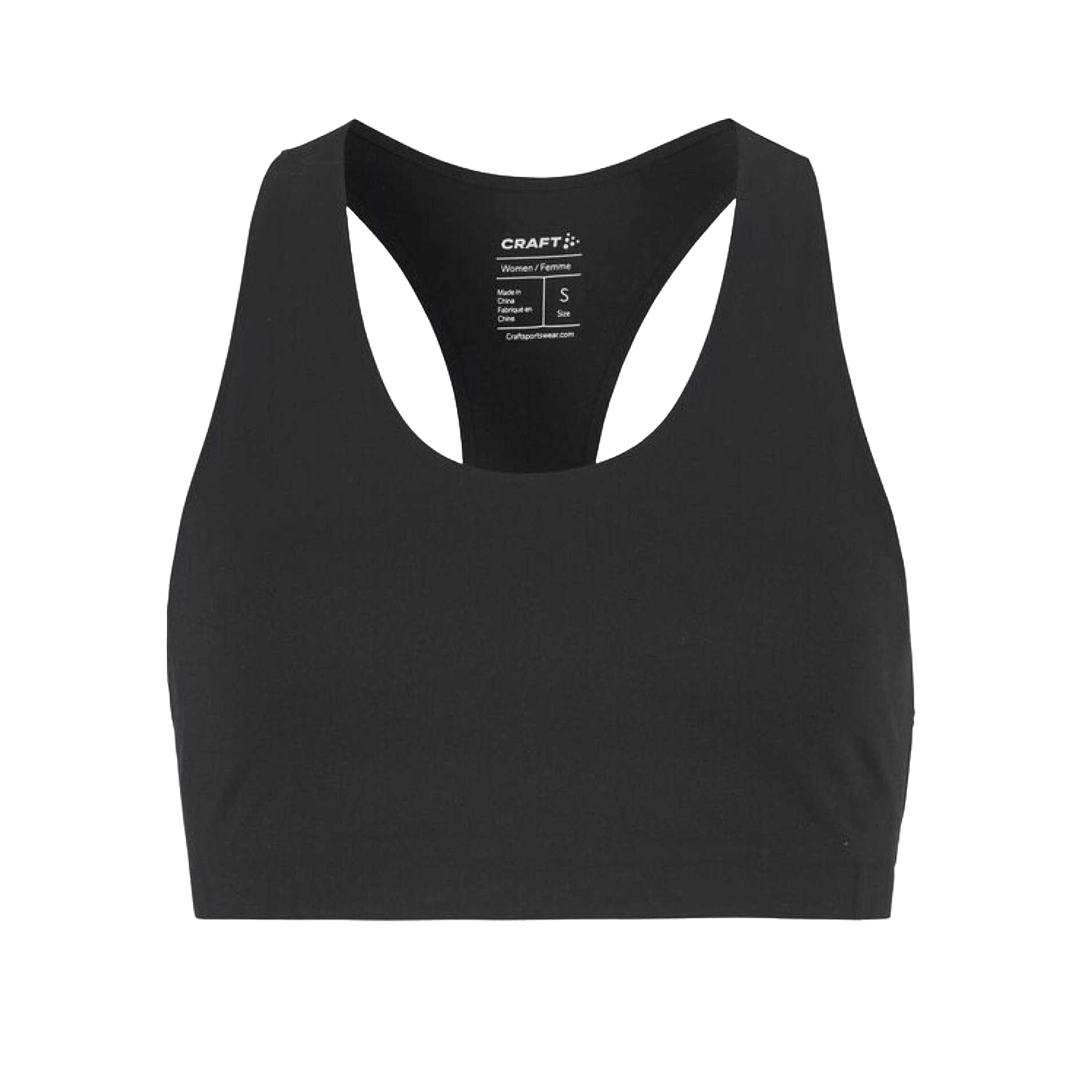 Black - Front - Craft Womens-Ladies Collective Padded Sports Bra