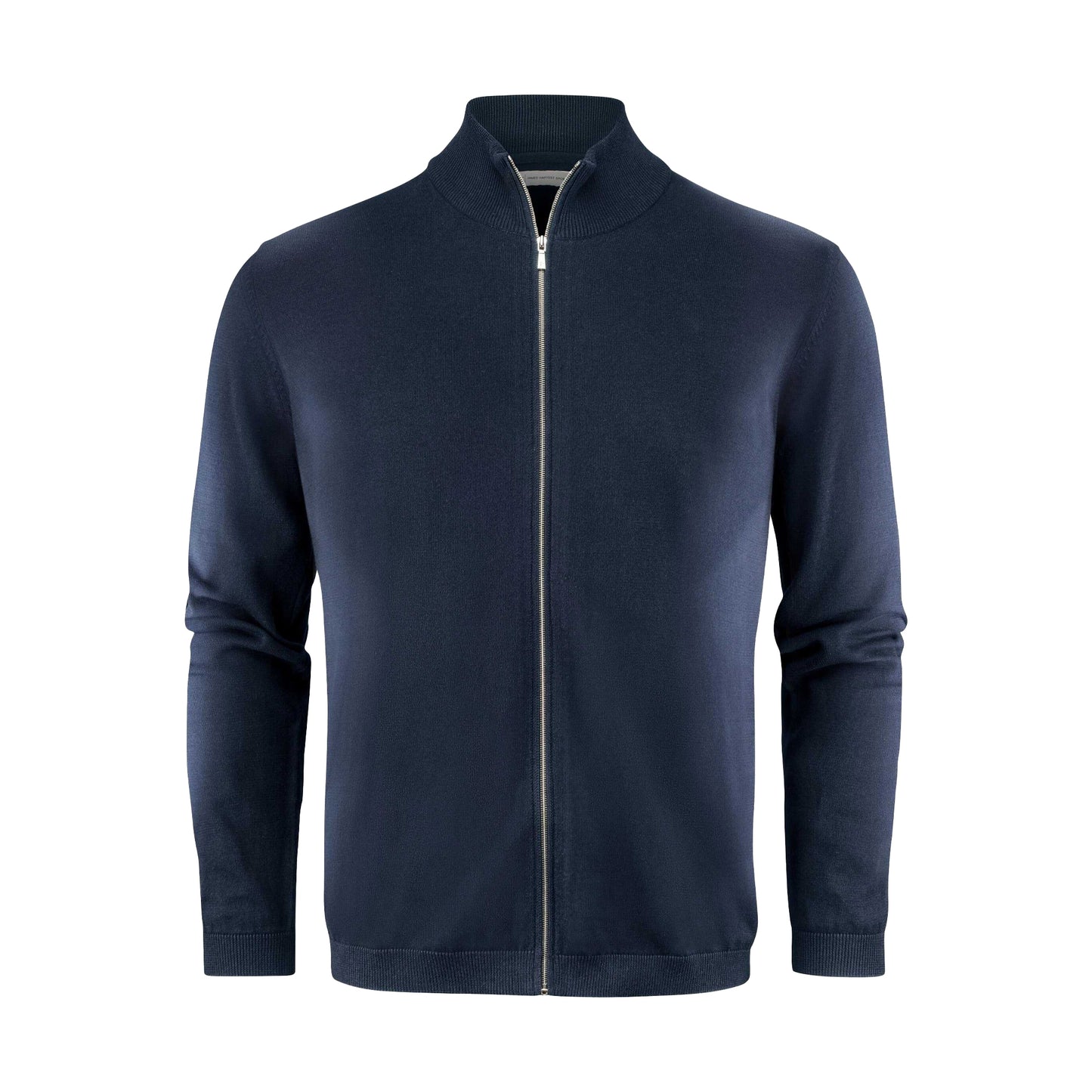 Navy - Front - James Harvest Mens Ashland Knitted Cardigan