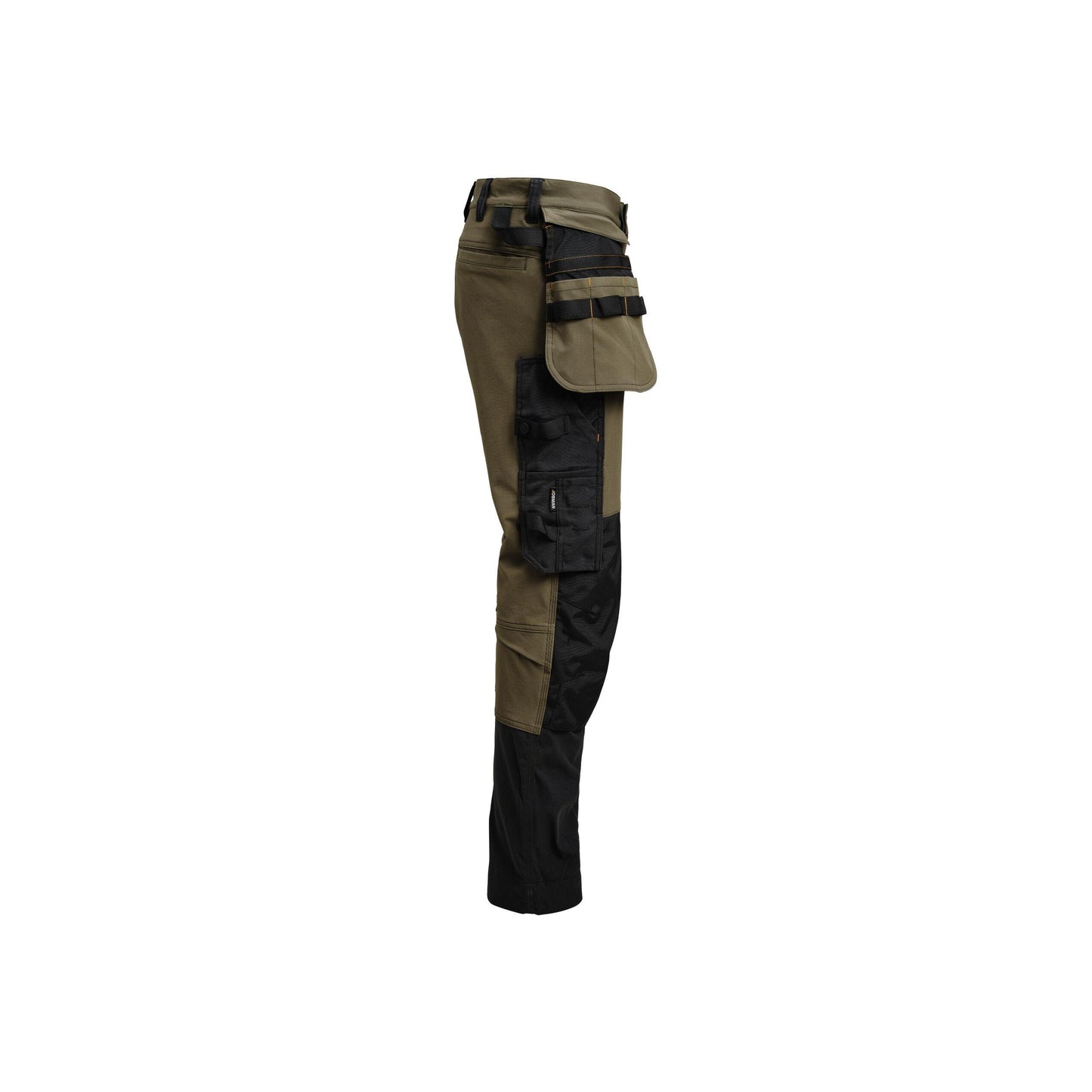 Olive Green-Black - Lifestyle - Jobman Mens Craftsman 4 Way Stretch Trousers