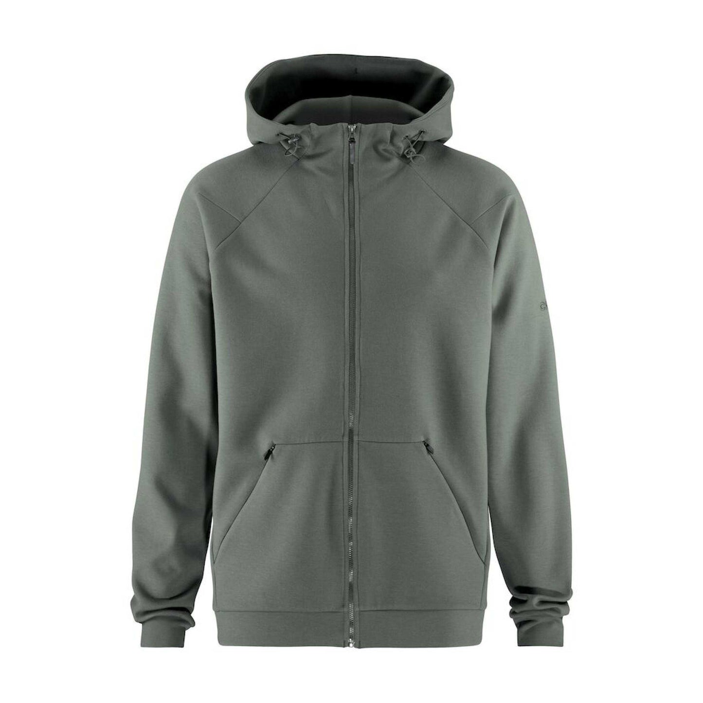 Leaf - Front - Craft Mens ADV Join Full Zip Hoodie