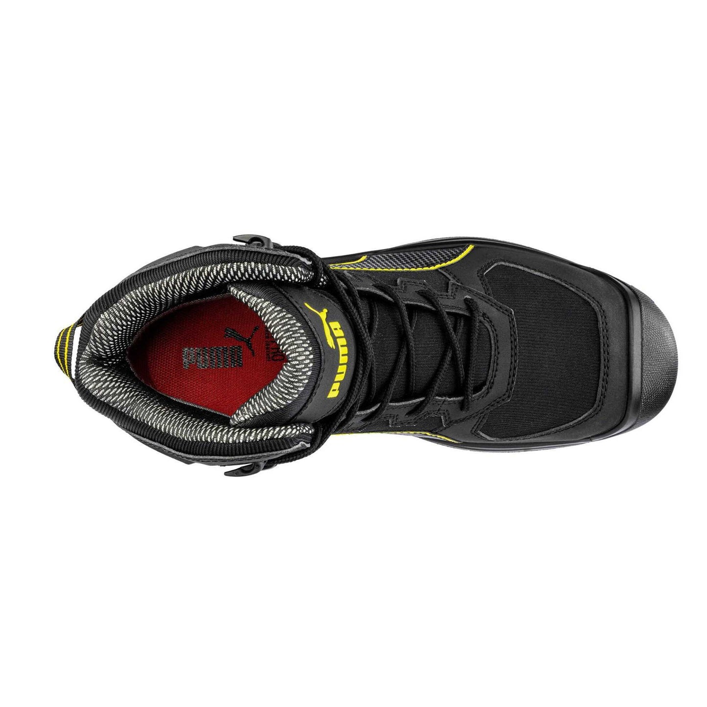 Black - Pack Shot - Puma Safety Mens Rock Heavy Duty Mid Cut Safety Boots