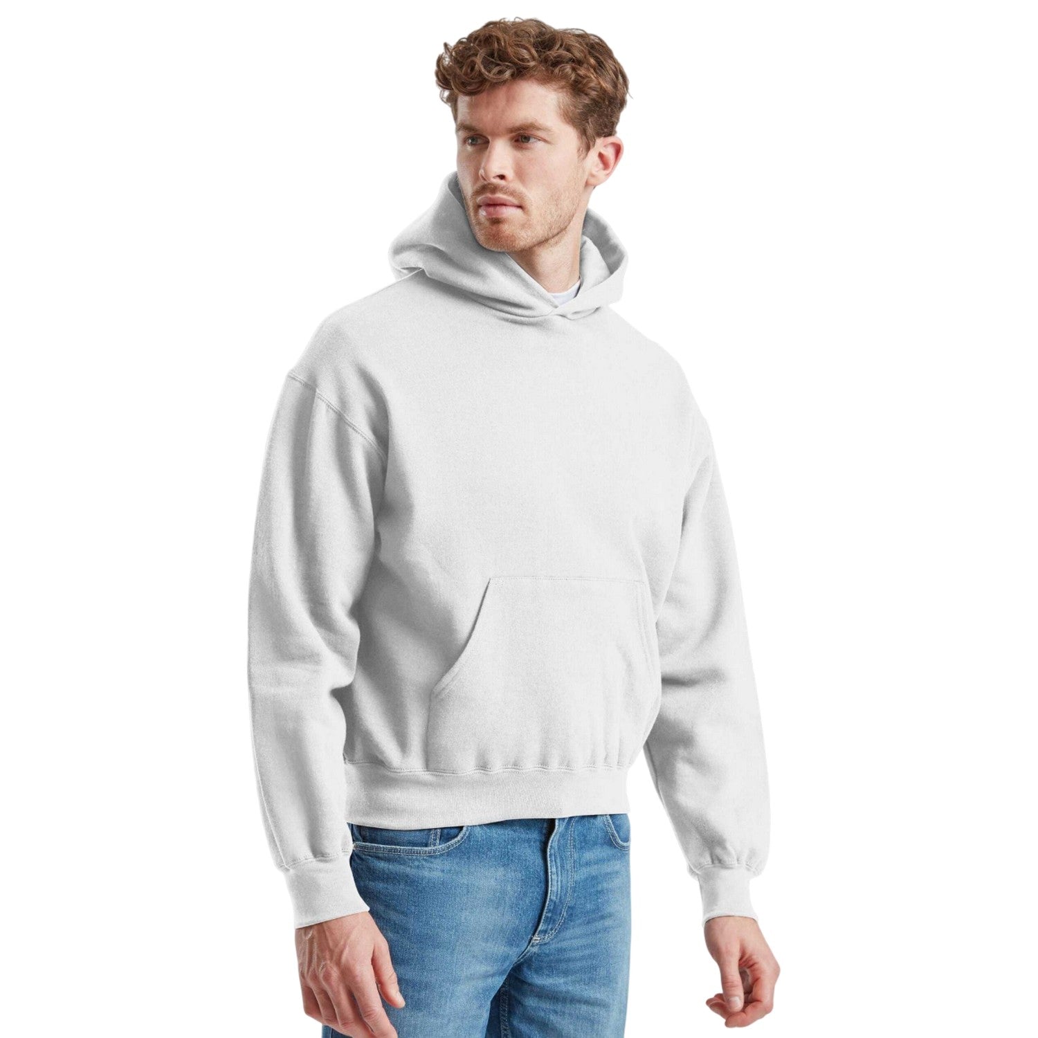 White - Back - Fruit of the Loom Unisex Adult Supercotton Hoodie