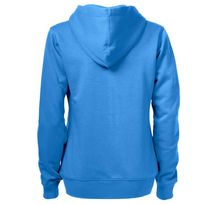 Ocean Blue - Back - Printer Womens-Ladies Overhead Full Zip Hoodie