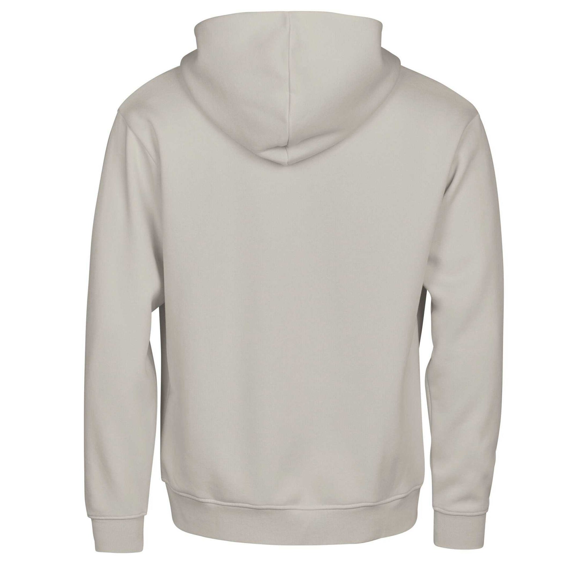Cement - Back - Tee Jays Unisex Adult Urban Hooded Full Zip Hoodie