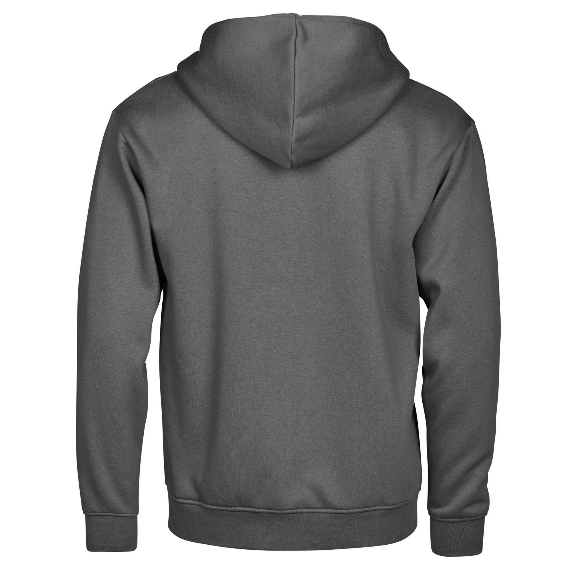 Powder Grey - Back - Tee Jays Unisex Adult Urban Hooded Full Zip Hoodie
