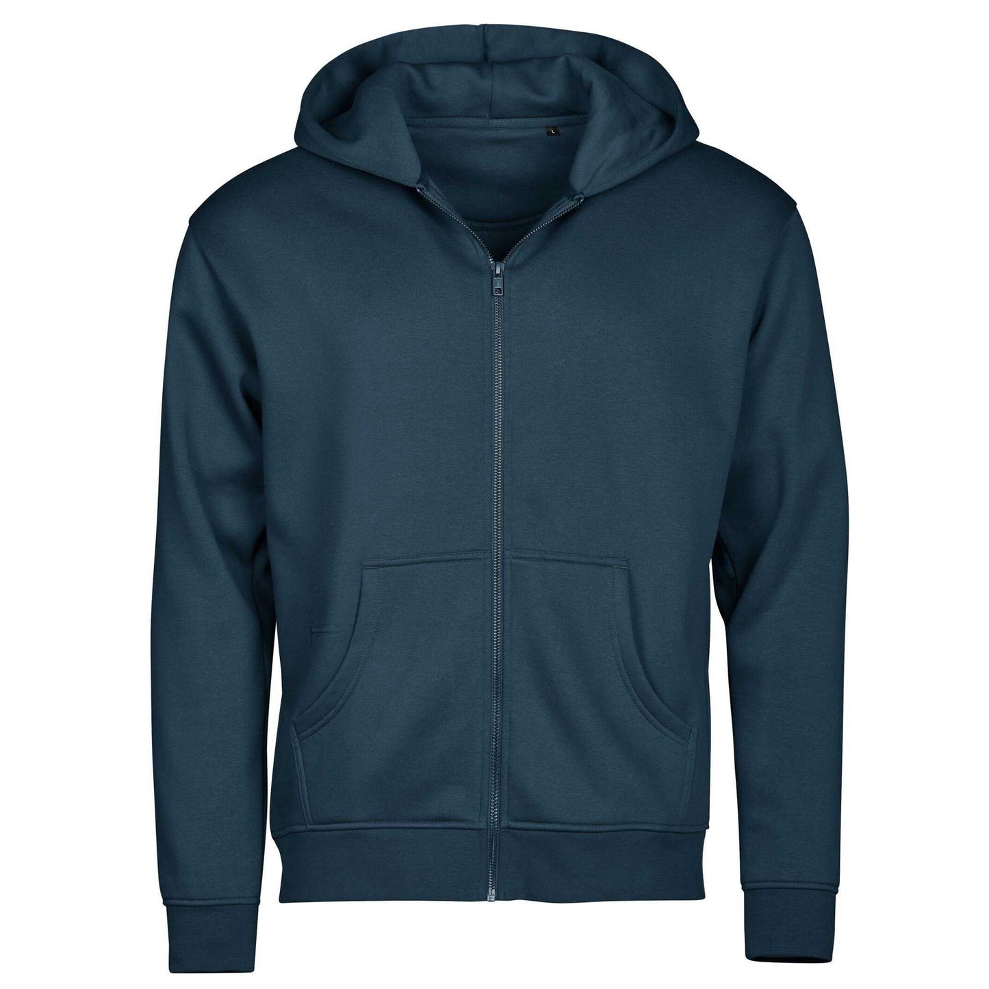 Ink - Front - Tee Jays Unisex Adult Urban Hooded Full Zip Hoodie
