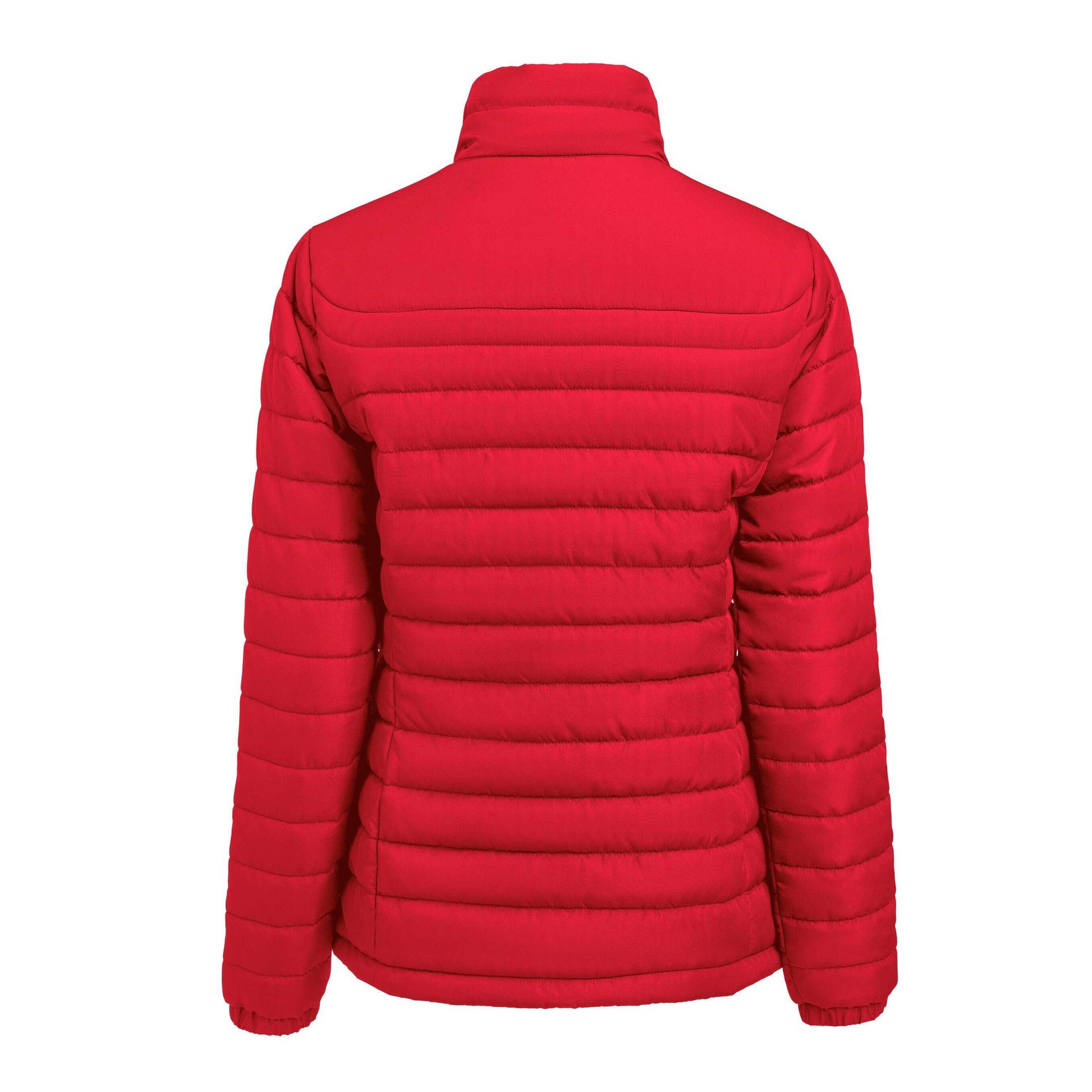 Red - Back - James Harvest Womens-Ladies Arches Padded Jacket