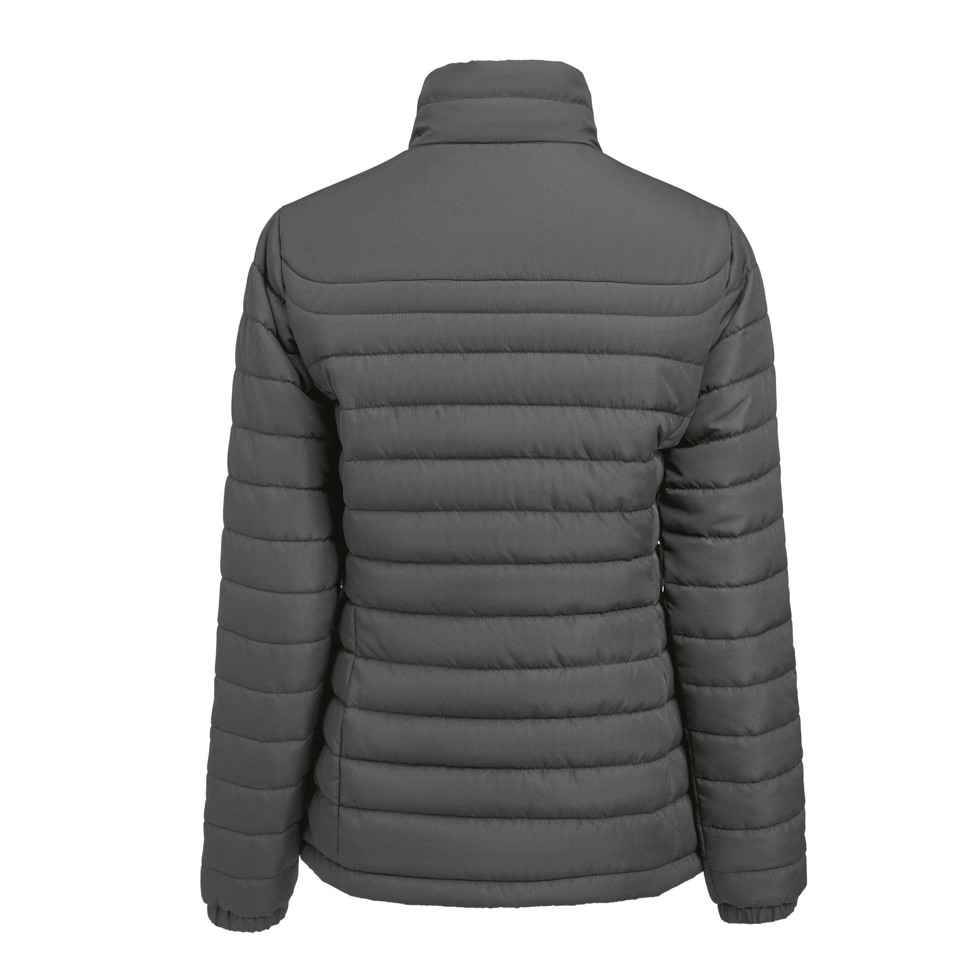 Steel Grey - Back - James Harvest Womens-Ladies Arches Padded Jacket