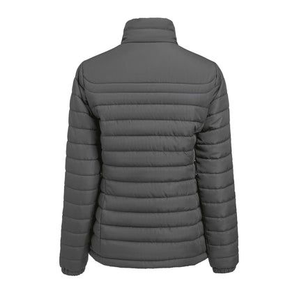 Steel Grey - Back - James Harvest Womens-Ladies Arches Padded Jacket